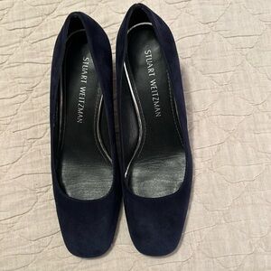Navy Pumps Stewart Weitzman pumps